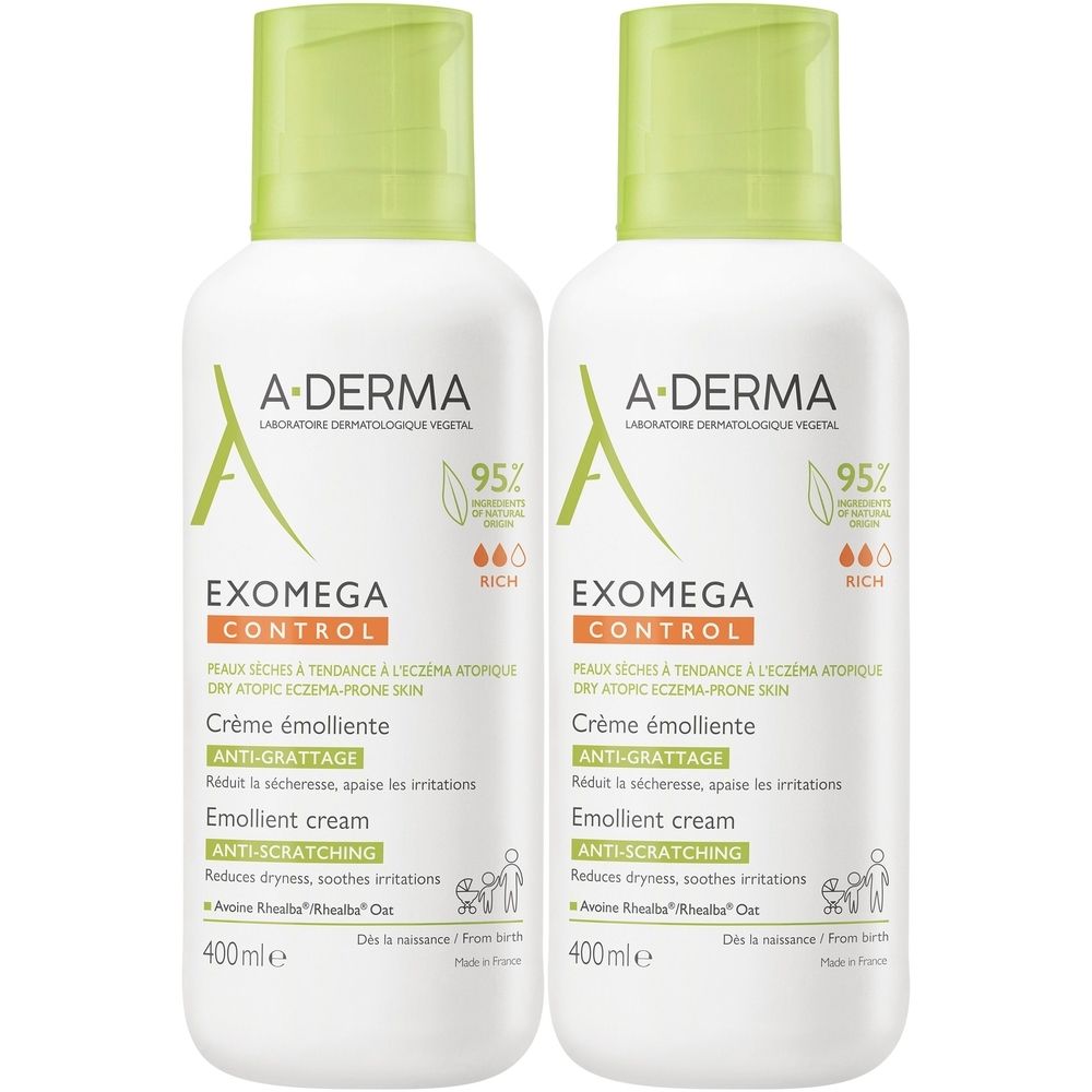 Aderma ExOME Control Creme x2 2x400 ml