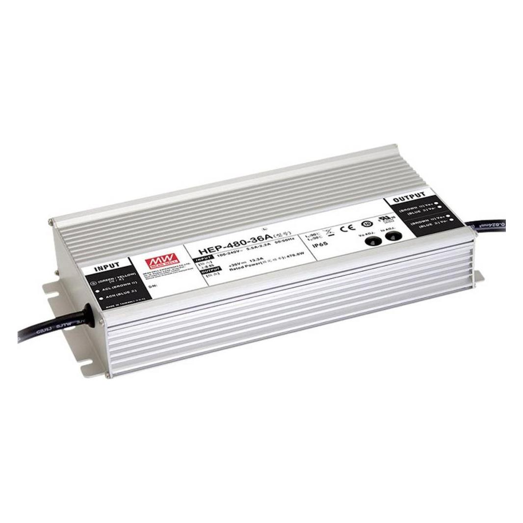MeanWell Integriertes Schaltnetzteil mit 1 Ausgang, 36V, 13.3A (HEP-480-36A)