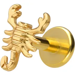 Titan Labret mit Innengewinde SKORPION