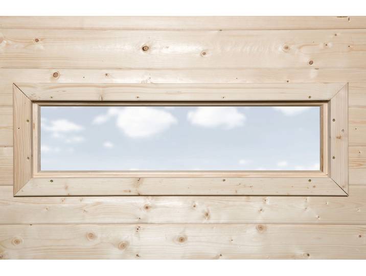 Fenster WEKA, beige (natur), B:125cm H:40cm, Massivholz, Fenster, Fenster, BxTxH: 125x5,9x40 cm