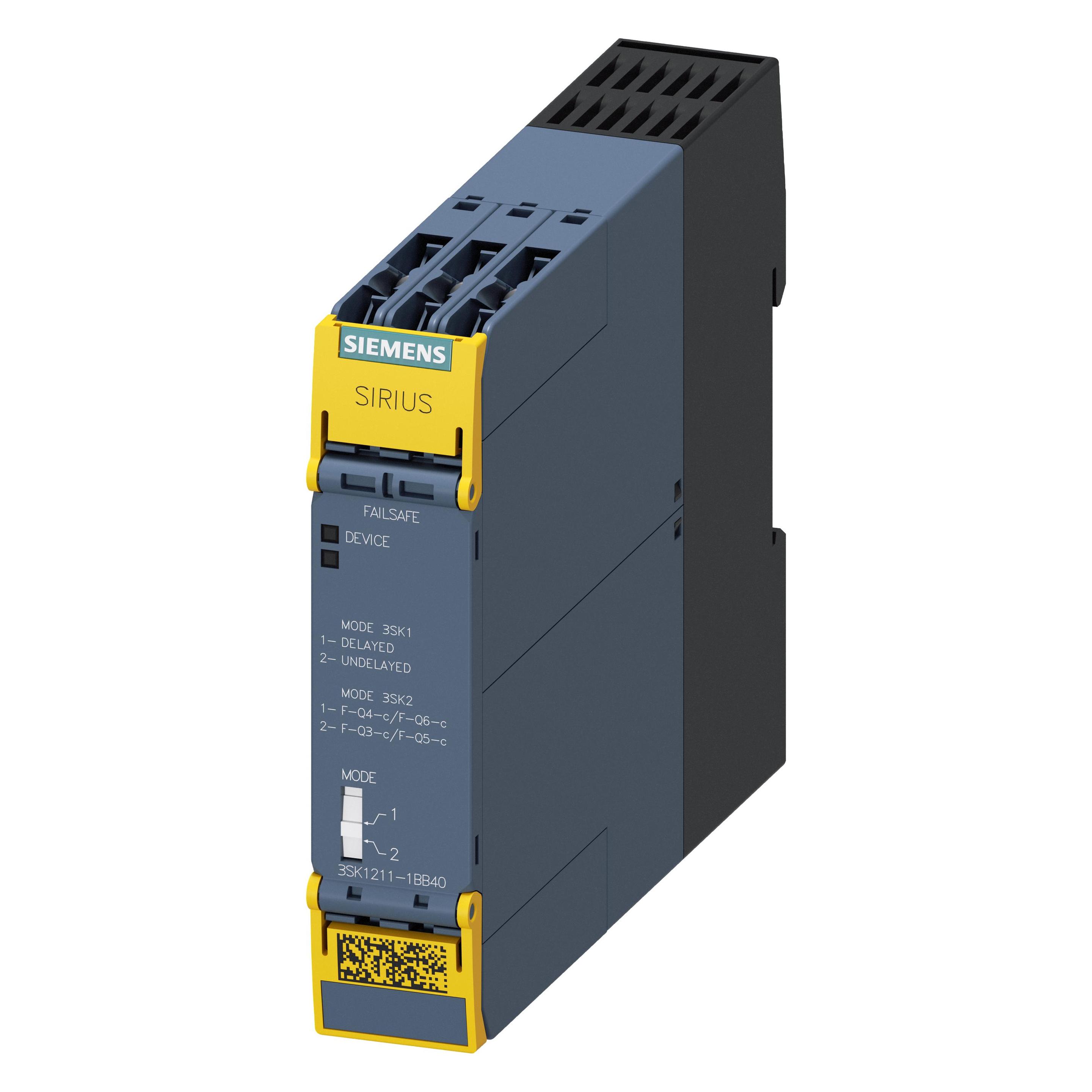 Siemens Expansion safety relay, 4NO, 24Vdc (3SK1211-1BB40)