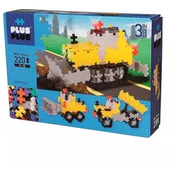 Plus-Plus: Straßenbaugeräte - 3-in-1-Set