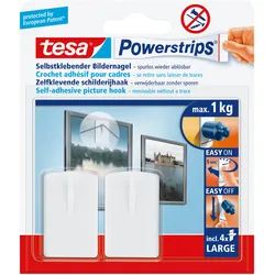 TESA 58031 - tesa® Powerstrips® Bilder-Nagel, weiß