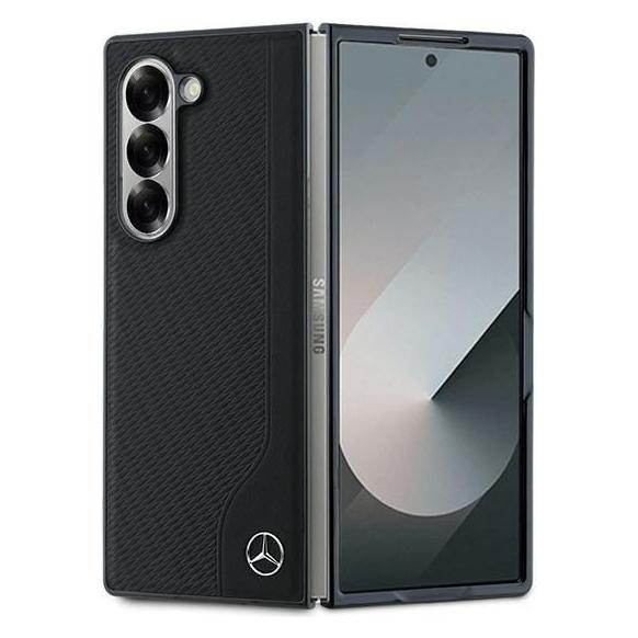 Mercedes MEHMZFD623RBGVK Z Fold6 F956 czarny/black Leather Wood Imitation MagSafe (Samsung Galaxy Z Fold6) (Mer008155-0)