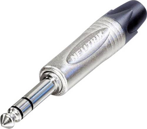 Neutrik NP3X Klinken-Steckverbinder 6.35mm Stecker, gerade Polzahl: 3 Stereo Silber 1St.
