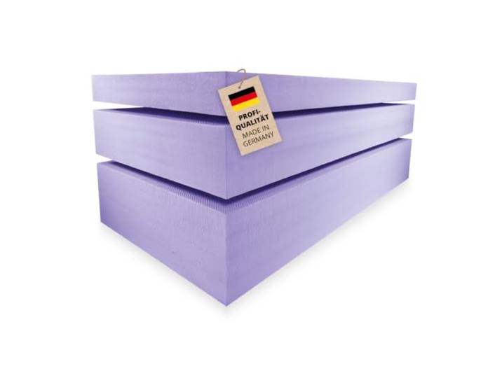 20x Jackodur KF 300 Gefiniert GL (XPS-Dämmplatte) 1250mm x 600mm x 100mm Profi-Qualität - Für die gleichzeitige Schalung und Wärmedämmung von Bodenplatten - Dauerhaft bewährte Wärmedämmung