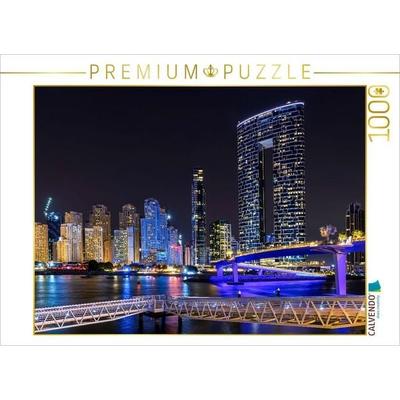 CALVENDO Puzzle Blick von Bluewaters Island auf Dubai | 1000 Teile Lege-Größe 64x48cm Foto-Puzzle für glückliche Stunden, Sonstige von , Calvendo