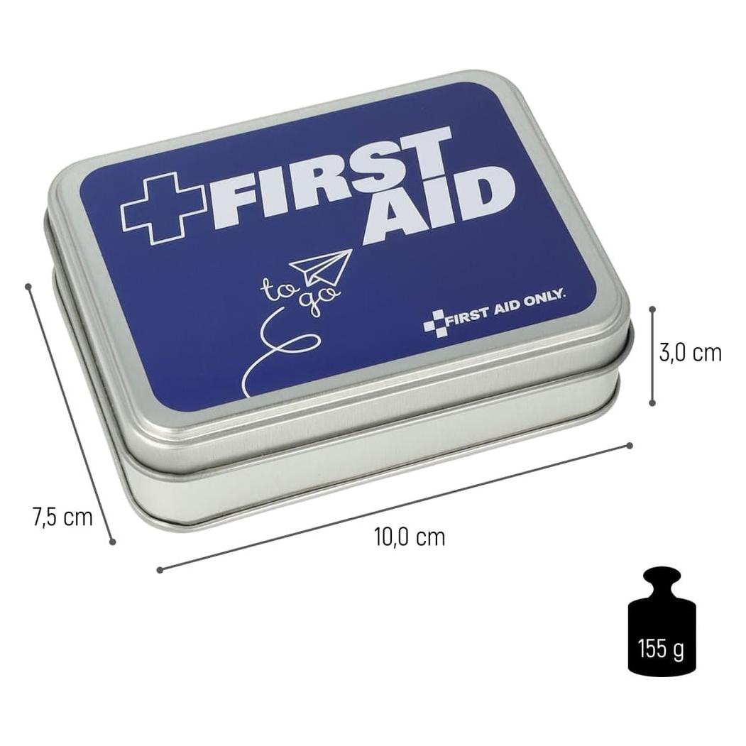 First Aid Only Erste-Hilfe-Tasche to go ohne DIN blau (Erste Hilfe Set Zubehör) (P-10053)