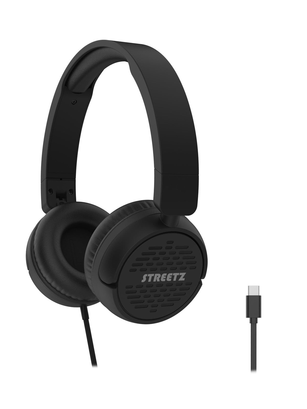 STREETZ H110 Headphones - Volume Control - USB-C