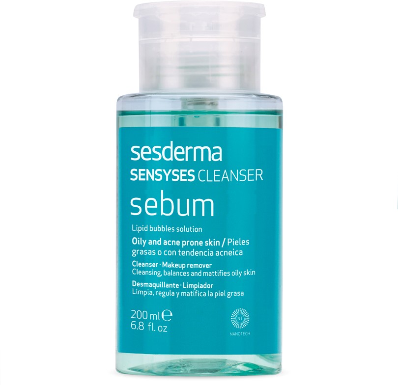 Sesderma Sensyses Sebum Face and Eyes Makeup Remover Oilly Skin 200mL