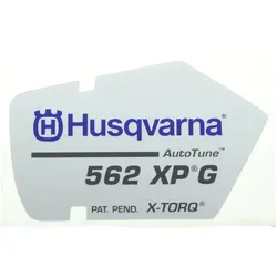 Original Husqvarna Aufkleber Modellbezeichnung 562 XP G für 562 XP 562 XP G 562 XP W 562 XP GW
