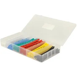 DELOCK 86264 - Schrumpfschlauch-Sortiment, 2:1, 10cm, 100St.