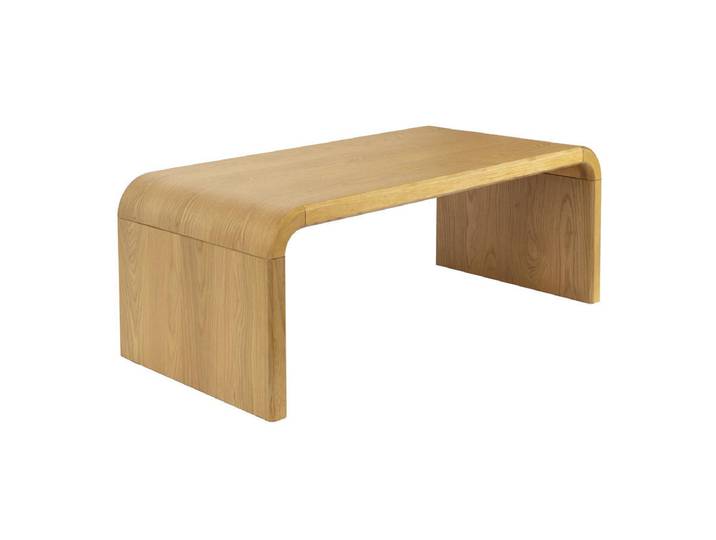 Couchtisch Brave – aus Eichenfurnier in Braun - Braun - Luxusbetten24