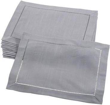 Saro Lifestyle Rochester Collection Hemstitched Placemat (Set of 12)