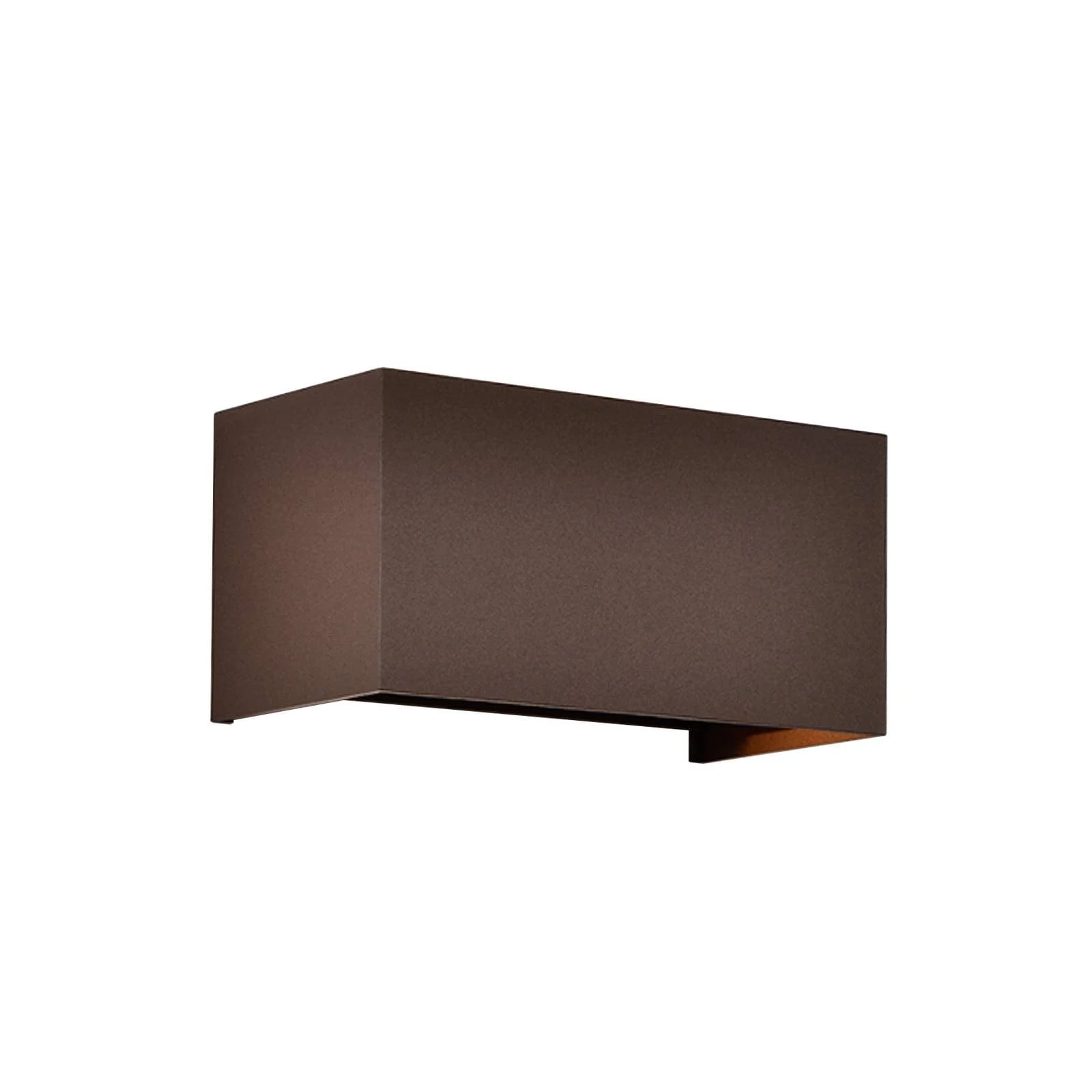 Mantra Iluminación LED buitenwandlamp Davos double, bruin, aluminium, dimbaar