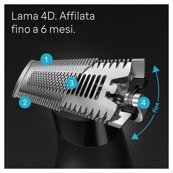 Braun Regolabarba Series X Xt5100-nero/grigio Metallizzato