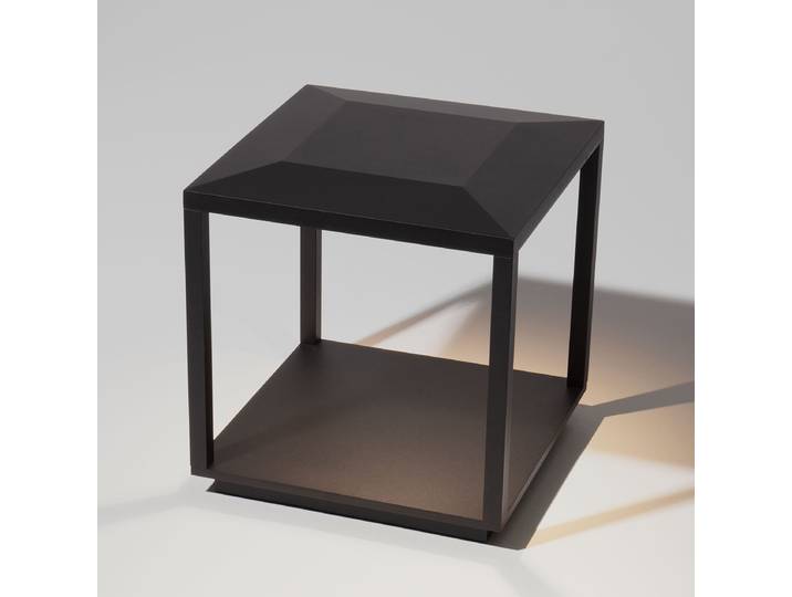 Borne LED 35 x 36cm Noir