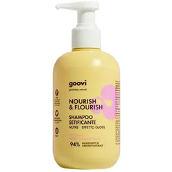 2x Goovi, Shampoo, NOURISH & FLOURISH Shampoo für seidiges Haar 250 ml (Flüssiges Shampoo, 250 ml)
