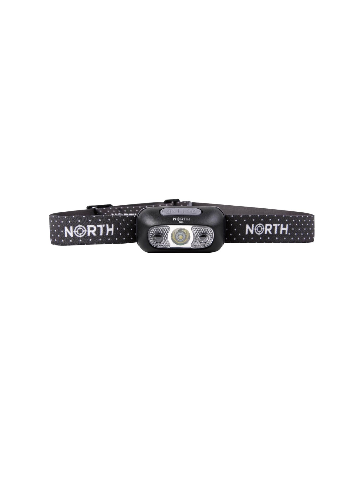 NORTH Headlight 120 Lumen Black ca 65m Sensor control