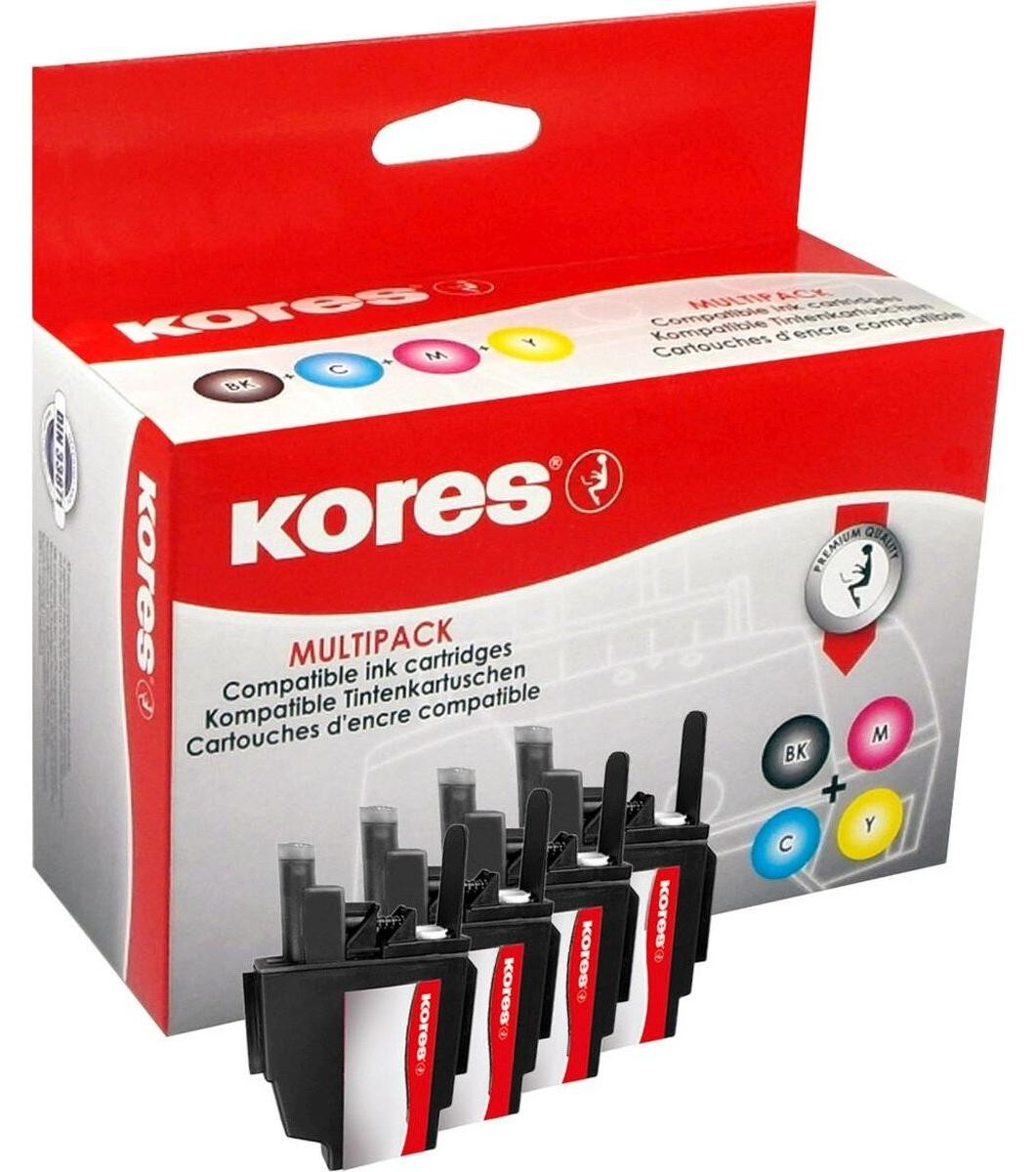 Kores Multi Pack inktcartridges G1524KIT vervanging voor Brother LC-1220 LC-1240 LC-1280XL