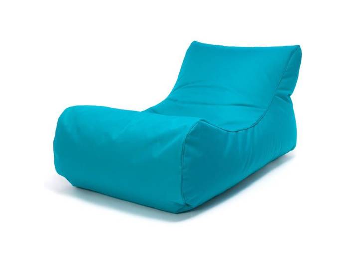 Master Polyester Canapé Pouf Outdoor Pouf Fauteuil Relax Salon 115x65x60cm Bleu Clair - Ecopuf