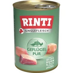 Rinti Singlefleisch Exclusive Geflügel pur 12x400 g