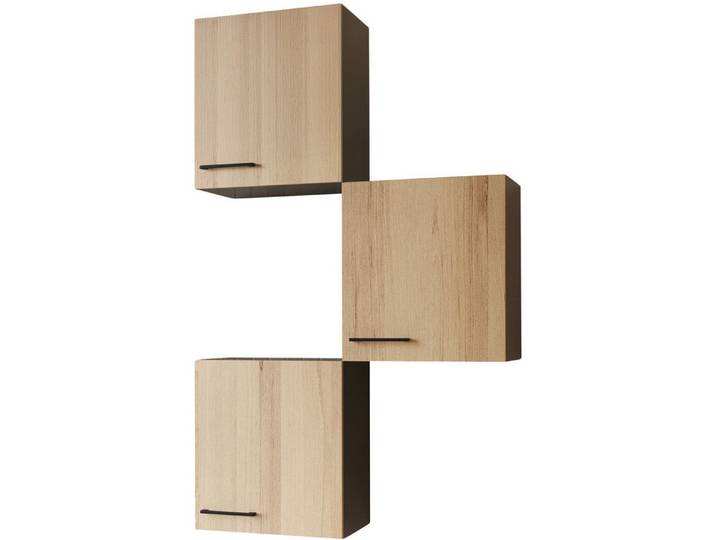 RESPEKTA Hängeschrank Oliver zerlegt, mit Soft Close Funktion, 3x 50 cm Oberschränke