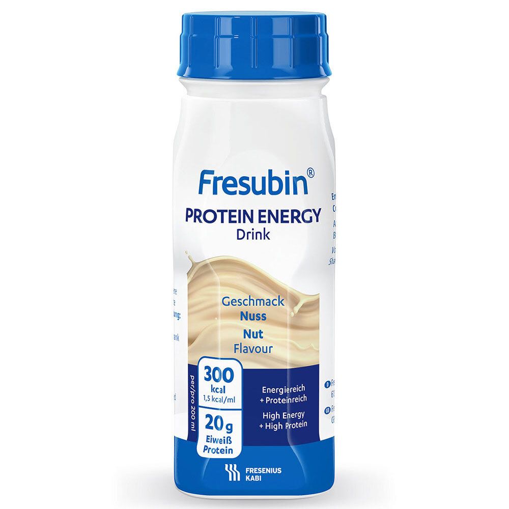Fresubin Protein Energy Drink Nuss Trinkflasche 4x200 ml Lösung