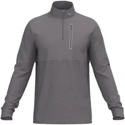 Mizuno Golf Melange Reflect 1/4 Zip Herren grau