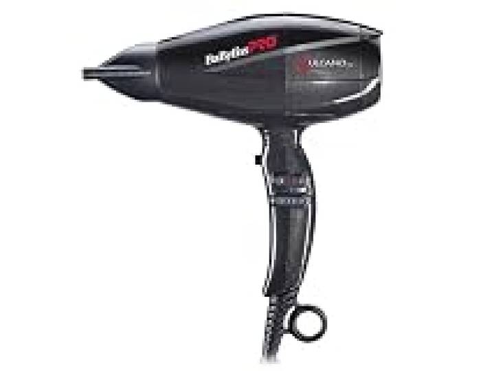 Sèche-cheveux ionic Vulcano HQ noir 2400W Babyliss Pro