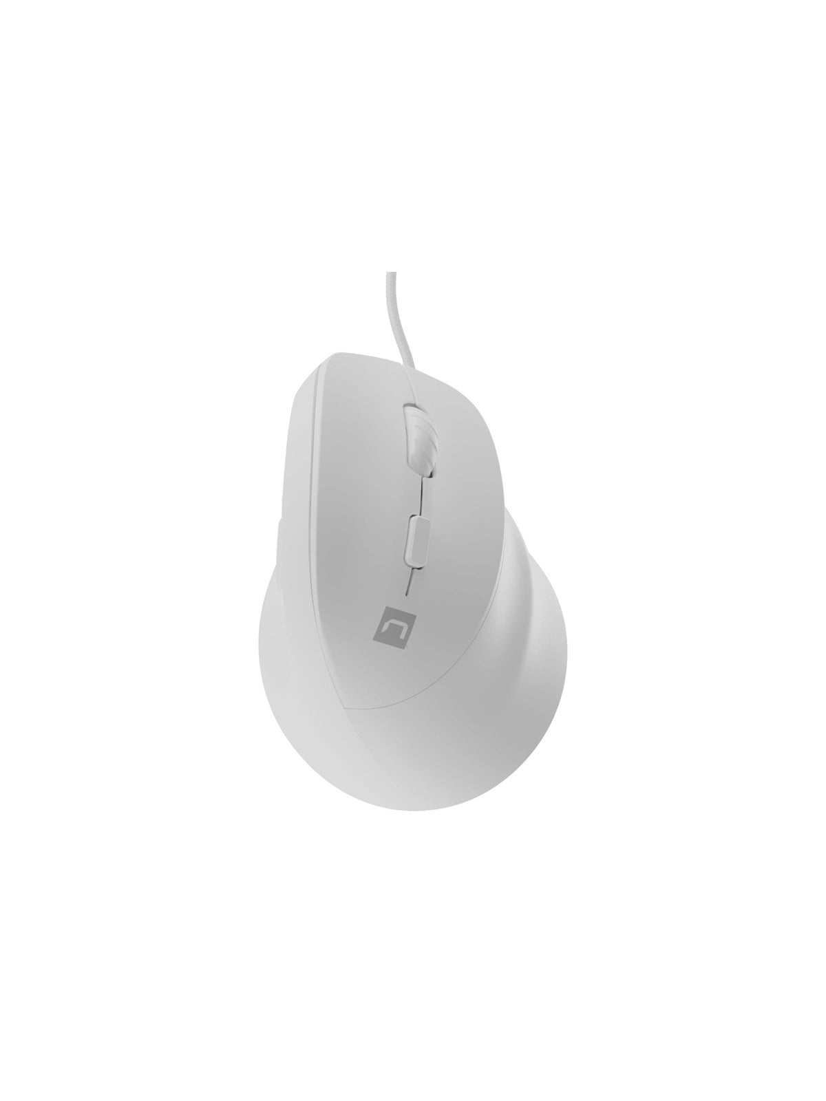 Natec CRAKE 2 PRO - vertical mouse - USB - white - Vertical mouse (Weiß)