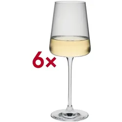 Rona Weinglas Wine 02 Mode 360 ml ungeeicht 6 Stück transparent, 22 cm