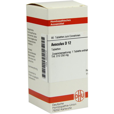 DHU-Arzneimittel GmbH & Co. KG AESCULUS D 12 Tabletten 80 St 02624472