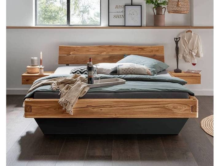 Massief eiken balkenbed Viken