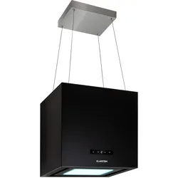 Kronleuchter Smart Inselabzugshaube 595m3/h App-Steuerung LED-Panel Schwarz
