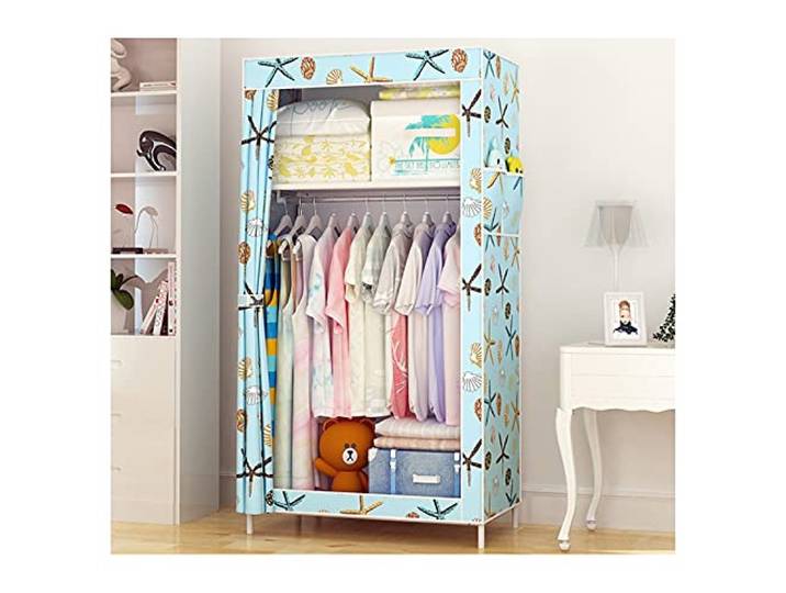 SDGBCXD Tragbarer Kleiderschrank, Kleiderschrank-Aufbewahrung