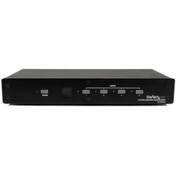 StarTech 4 Port VGA Video Switch - Audio - RS232 Control - max. 1920x1200 - 1 x Mini-Jack (Buchse) 4 x VG..., Switch Box