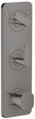 Hansgrohe Thermostat Modul 380/120 UP FS 49700330 Unterputz, 2 Verbraucher, Polished Black Chrome