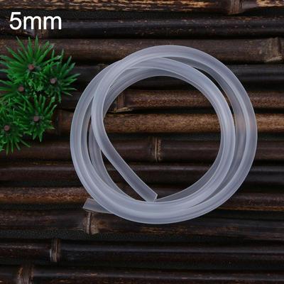 Inspired Deals Soft Silicone Aquarium Air Hose 4x6mm Flexible Oxygen Pump Tubing For Fish Tanks & Ponds 5m