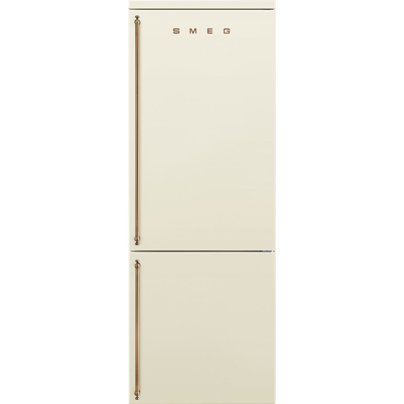 Smeg FA8005RPO5 344 l / 137 l Kühl-Gefrierkombi freistehend NoFrost 285 kWh Jahr (Cremefarben)
