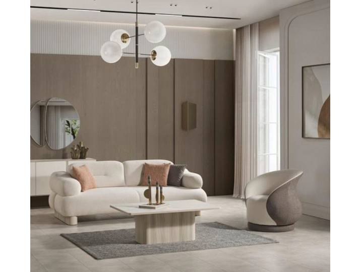 Xlmoebel Polstergarnitur Moderne Polstergarnitur in Grau mit bequemer Polsterung, (Polstergarnitur, 2-tlg., 3-Sitzer Sofa + Sessel), Hergestellt in Europa