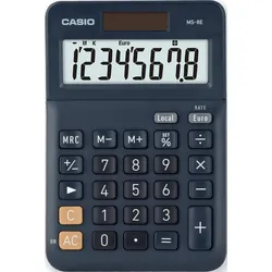 CASIO Tischrechner MS-8E blau