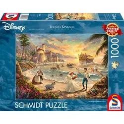 Schmidt Spiele - Thomas Kinkade Studios: Disney Dreams Collection - The Little Mermaid Celebration of Love, 1.000 Teile Puzzle