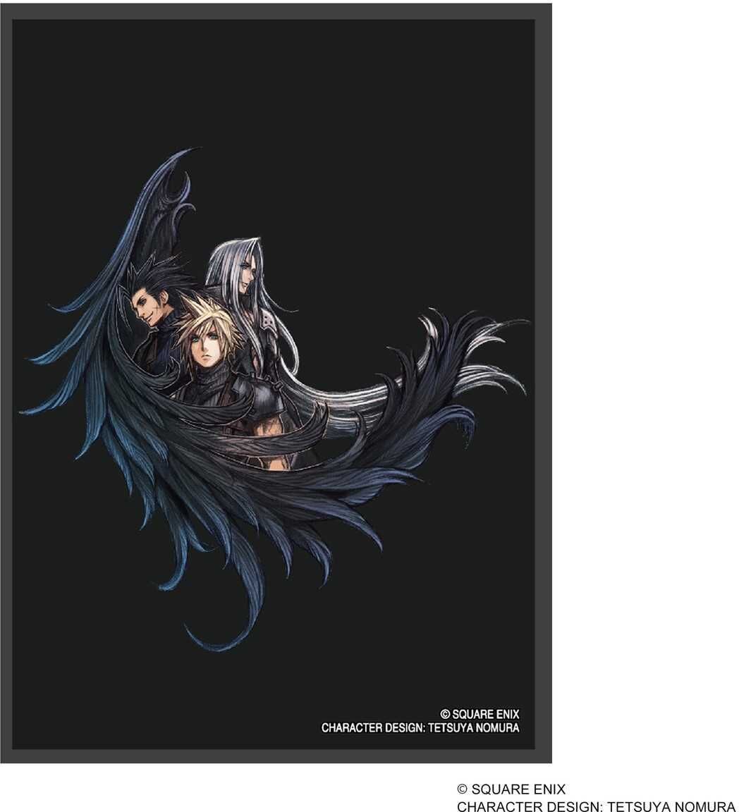 Square Enix Final Fantasy VII Clive Card Sleeves, 100 Pack for Trading Cards, Standard Size, 6.35 × 8.89 cm