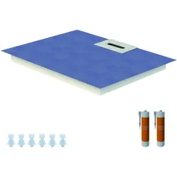 Schedel Line Flow Duschelement LI2KF901080 100 x 80 cm, einseitiges Gefälle