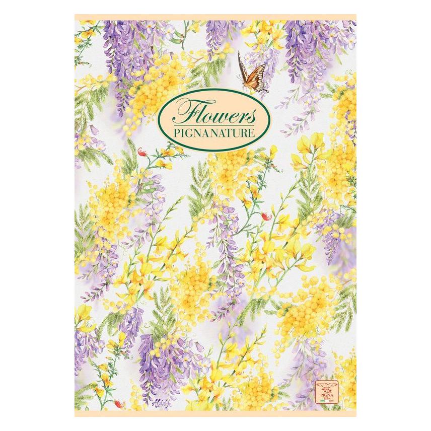 Pigna 10er-Pack Blumen A4 OQ Notizbücher (A4) (0229885OQ)