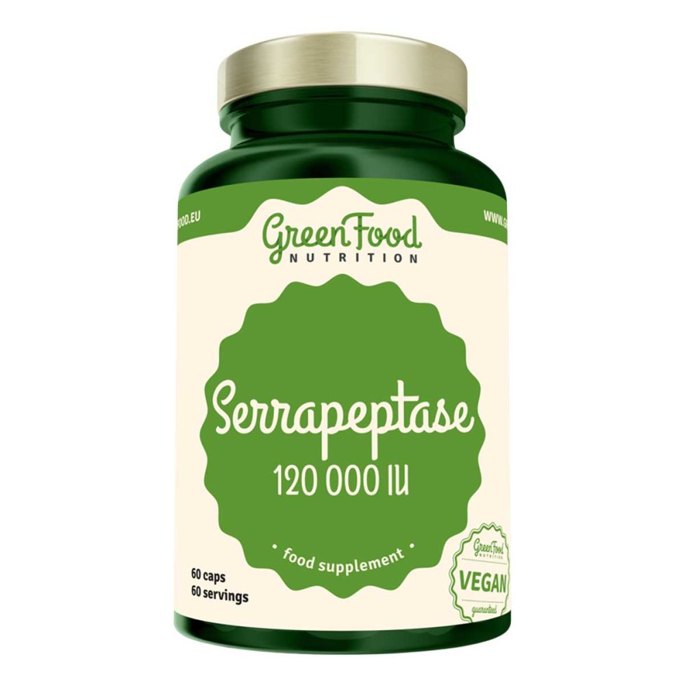 GreenFood Nutrition Serrapeptase 120.000 IU Kapseln 08106546