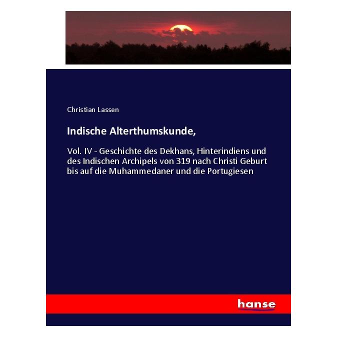 Hansebooks Indische Alterthumskunde (Softcover, Christian Lassen) (56177191)