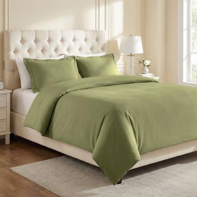 Superior Wrinkle Resistant Cotton Blend Duvet Cover Set