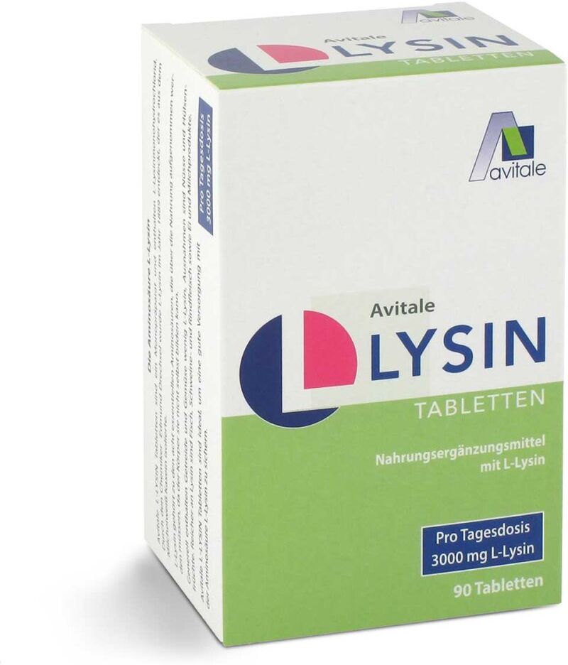 Avitale L-lysin Tabletten bei Lippenherpes 750 mg